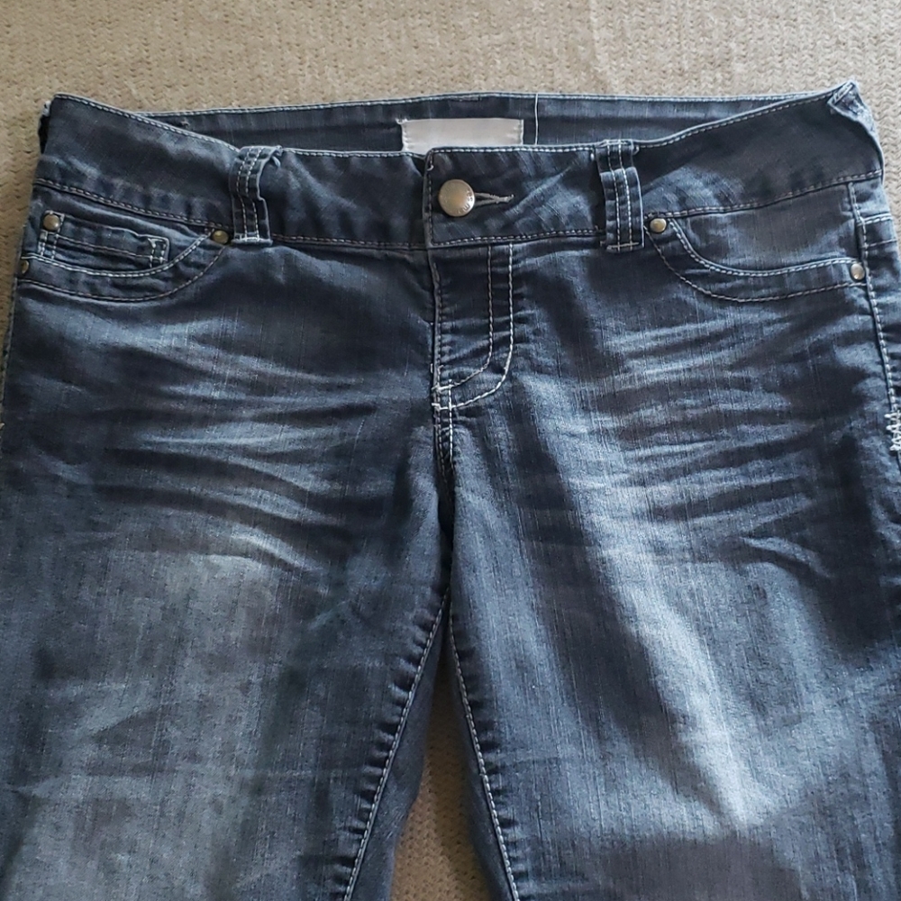 Maurices Faded Skinny Leggings Size L